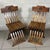 Antique Italian Folding Chairs in Carved Wood, 20th Century, Set of 2 For Sale - Image 11 of 11