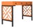 Chippendale Writing Desk - Orange For Sale