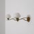 Gold Italian Brass, Green Lacquered Metal and Opaline Glass Wall Sconces, 1950s, Set of 2 For Sale - Image 8 of 13
