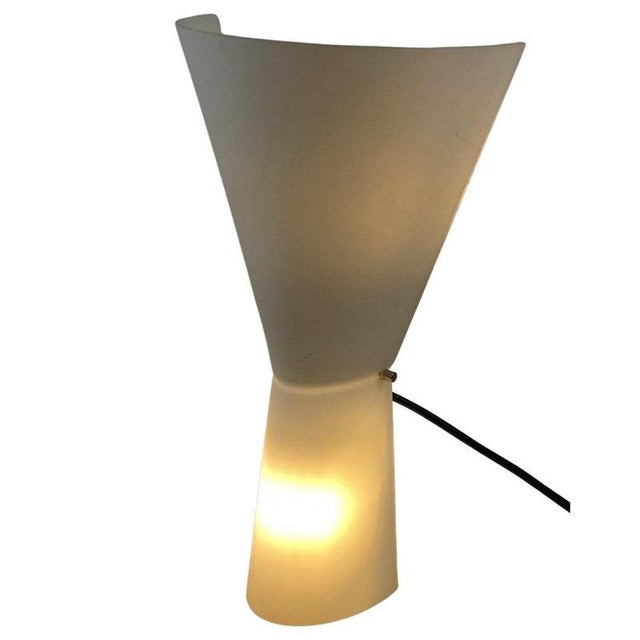 Model Alkaid Diabolo Shaped Wall Sconce in White Frosted Glass by S. Marcato for Arteluce Nemo For Sale - Image 10 of 10