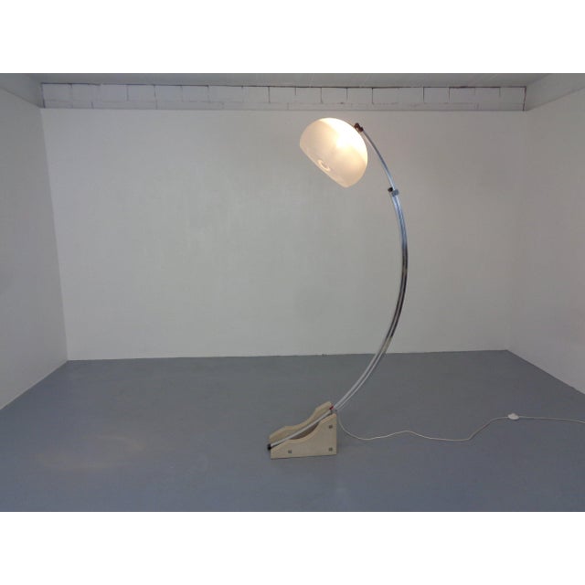 Large Arc Floor Lamp from Guzzini, Italy, 1970s For Sale - Image 9 of 18