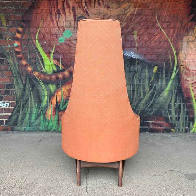 Mid 20th Century Adrian Pearsall High Back Lounge Chair For Sale - Image 5 of 11