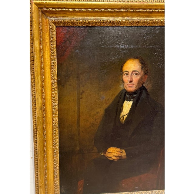 American School Portrait, Distinguished Gentleman (“Mr. Wilson”), c. 1835–1845 For Sale - Image 12 of 18