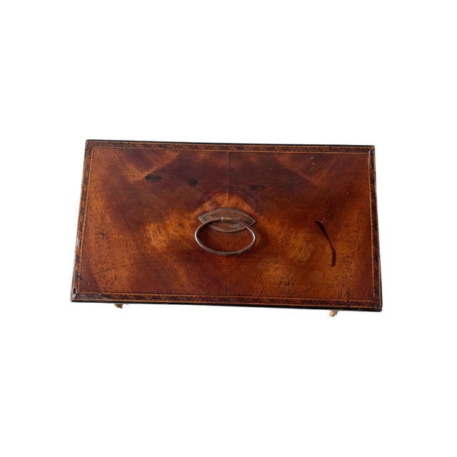 Georgian Mahogany Tea Caddy, Circa 1800 For Sale - Image 4 of 8