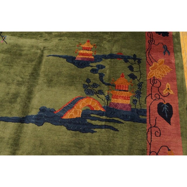 1920s Chinese Art Deco Carpet For Sale - Image 12 of 12