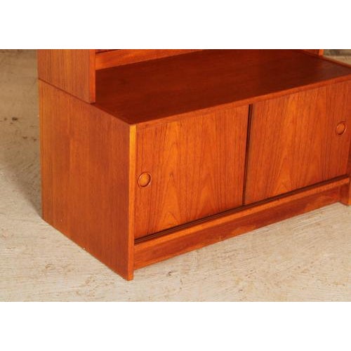 Mid-Century Modern Danish Teak Bookcase, 1960s For Sale - Image 4 of 12