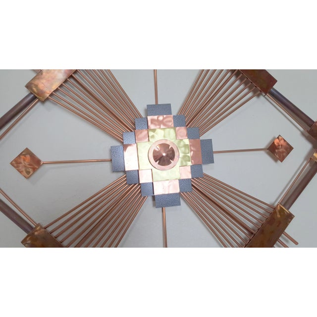 Copper Metal Wall Art For Sale In Naples, FL - Image 6 of 7