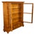 Wood Antique Austrian Cherry Wood Biedermeier Display Library Cabinet Bookcase 1840 For Sale - Image 7 of 12