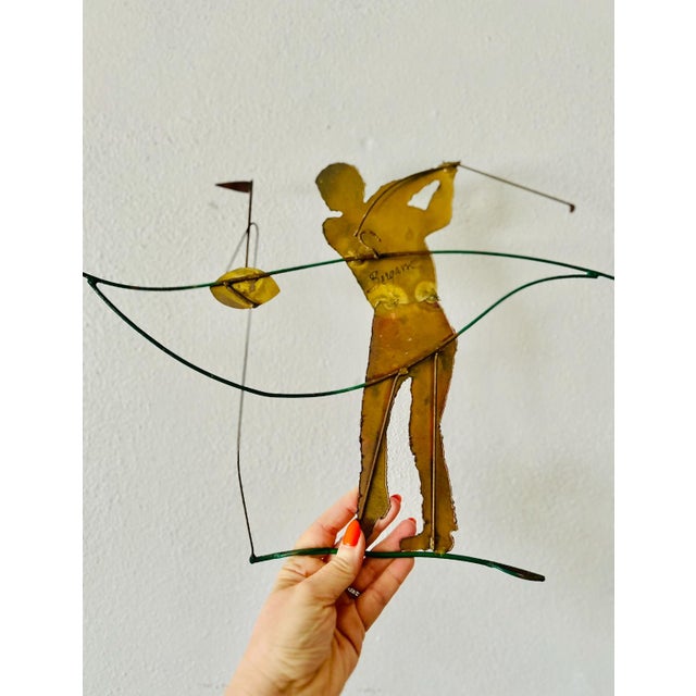Mid-Century Modern MCM Golf Bergasse Sculpture For Sale - Image 3 of 5