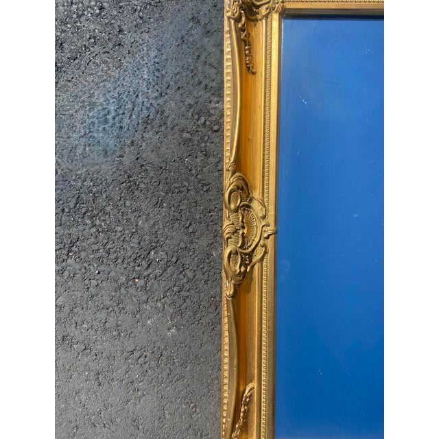 Baroque Italian Baroque Style Giltwood Mirror For Sale - Image 3 of 7