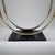 Art Deco Mid-20 Century French Art Deco Round Chrome Black Side Table For Sale - Image 3 of 10