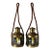 Vintage British Brass Glass Rope Marine Masthead Light Lantern Lamps-a Pair For Sale