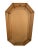 Scandinavian Octagonal Brown Wooden Mirror, 1960s For Sale - Image 6 of 7