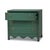 French Provincial Green Bedside Chest For Sale - Image 3 of 8
