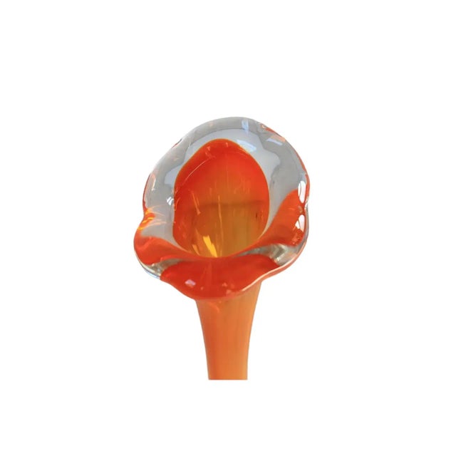 Glass 1960's Handblown Glass Aseda Glasbruk Swedish Jack in the Pulpit Vase For Sale - Image 7 of 8