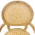 French Louis XVI Medallion Back Armchair With Crème-Peinte Distressed Finish For Sale - Image 9 of 18