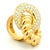 1970s Italian 18k Gold Diamond Swirl Cocktail Ring, 2.75 Carats, Size 7.5 For Sale - Image 9 of 16