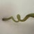 Italian Hand Blown Murano Style Glass Flower Green and Purple For Sale - Image 3 of 4