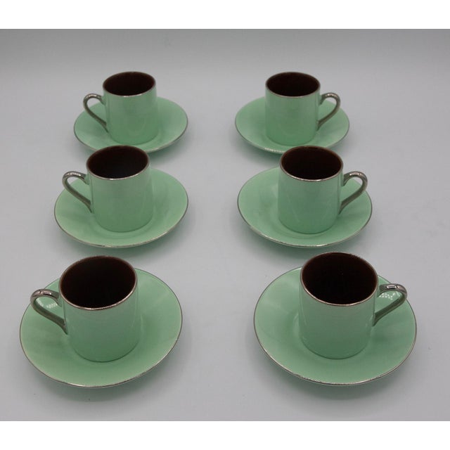Late 20th Century Classic Coffee and Tea Company - Espresso Service - Six Settings For Sale - Image 4 of 6