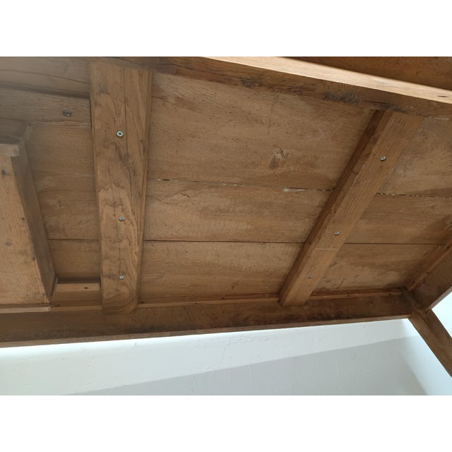 Vintage Farmhouse Table in Oak, 1890s For Sale - Image 17 of 18