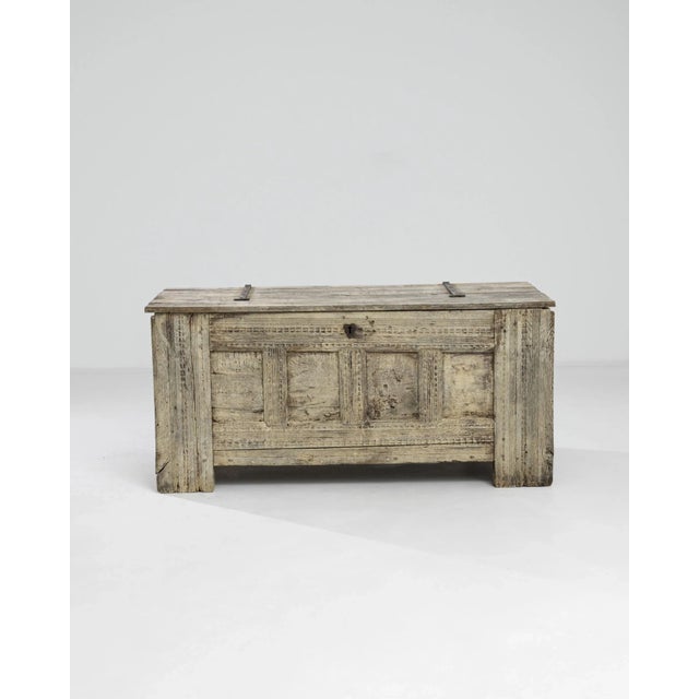 1780s German Bleached Oak Chest For Sale In Greensboro - Image 6 of 8