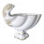 Vintage Italian Neoclassical Nautilus Shell Ceramic Planter For Sale