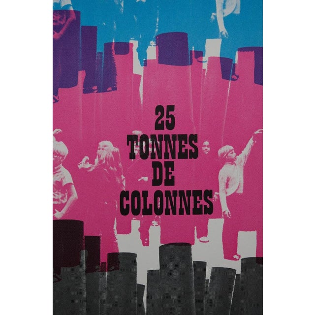 25 Tonnes de Colonnes Poster after Pol Bury For Sale - Image 5 of 6