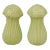 Japanese Ceramic Cabbage Salt & Pepper Shakers For Sale