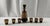 Mid-Century Modern Vintage Burgundy Glass & Gilt Jeweled Decanter Set With 6 Cordial Glasses - 7 pcs For Sale - Image 3 of 3