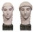 Nicola D'Antino, Kore's Heads, Italy, 1920s, Marble, Set of 2 For Sale