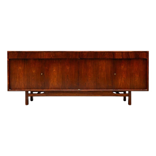 1960s Mid Century Modern Credenza by Sergio Rodrigues in Rosewood – Lot 414 For Sale
