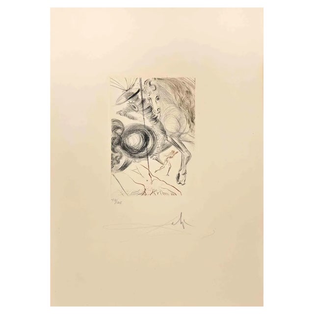 Dali, The Hell of Cruel Beauties, Etching and Drypoint, 1972 For Sale