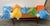 Postmodern Orange Prism Shape Floor or Table Lamp from Heico, 1980s For Sale - Image 9 of 10