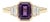Purple Amethyst Gemstone Ring, Wedding Engagement Ring, February Birthstone Ring Us 7 For Sale