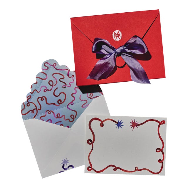 Happy Menocal "Volt" Stationery - Set of 20 Cards and Envelopes For Sale