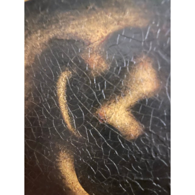 Fernand Léger 1960s Modernist Figurative Painting “Prometheus” by Solomon – Bronze Tonal Study For Sale - Image 4 of 11