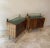 Mid-Century Modern Vintage Bedside Tables in Walnut and Beech Wood, 1950s, Set of 2 For Sale - Image 3 of 5