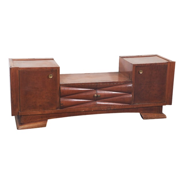 Small Italian Art Deco Style Sideboard, 1940s For Sale