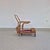 1950s Mid-Century Modern Bar Cart in Wicker with Red Shelves, 1950s For Sale - Image 5 of 11