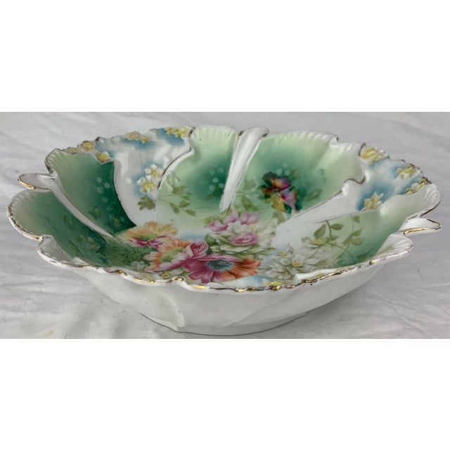 Antique Rs Prussia Porcelain Decorative Bowl For Sale - Image 4 of 7