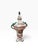 Veuve Perrin Factory 1 of 2 Huge Antique French Faience Pottery Covered Urn For Sale - Image 4 of 7