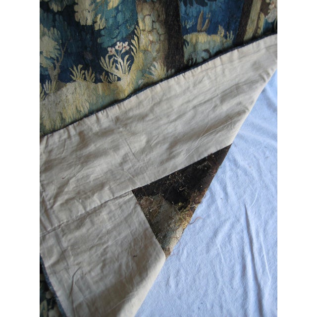 Aubusson Verdure From the 1700 Hundreds Signed Border For Sale - Image 12 of 12