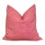 Cameo Pink Hand-Stitched Pillow Cover For Sale