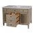 Flagstaff 48 in W. Wood & Quartz 5 Drawer Single Sink Bathroom Vanity, Desert Sand For Sale In Chicago - Image 6 of 11