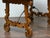 Wood Spanish 18th Century Walnut Fratino Table with Carved Legs and Iron Stretcher For Sale - Image 7 of 12