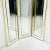 Hollywood Regency 1970s 3 Panel Double Sided Mirror Screen / Room Divider For Sale - Image 3 of 12