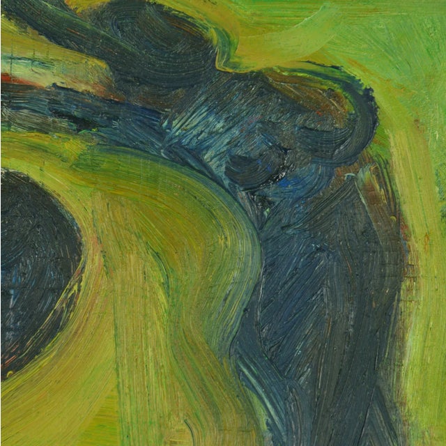 R. Dagstrom, Swedish Painting of Dancing Women in Green Field, Oil on Canvas, Framed For Sale - Image 12 of 18