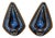 Large Stoneware Candlestick Wall Lights by Einar Johansen for Soholm, 1960s, Set of 2 For Sale