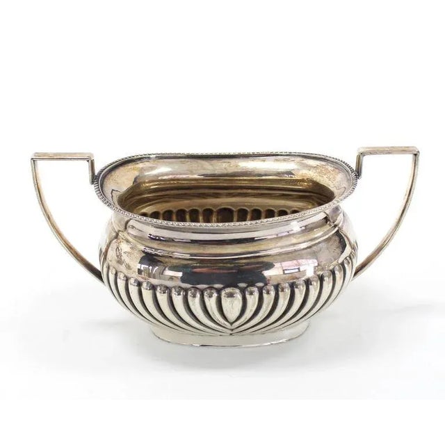 Sheffield Silver Co. Vintage English Silver Plated Sheffield Tea or Coffee Set of 6 For Sale - Image 4 of 10