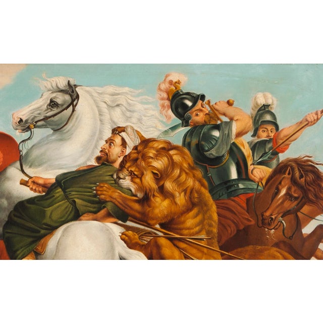 After Peter Paul Rubens, 19th Century Tiger, Lion and Leopard Hunt